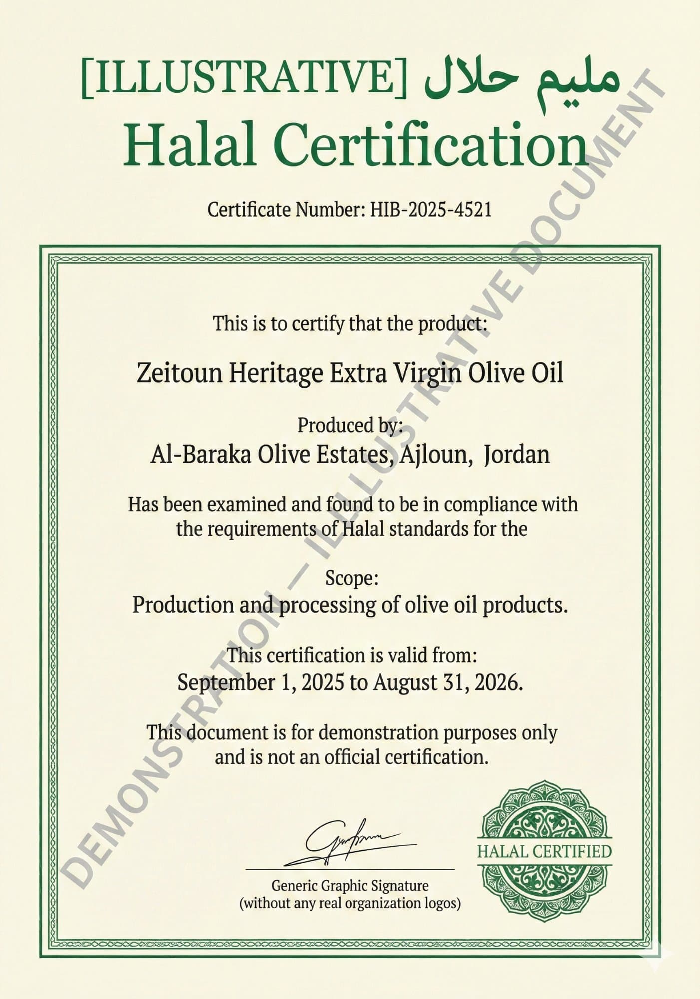 Halal Certificate