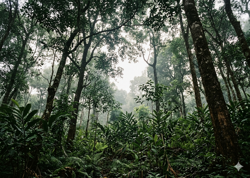 Cardamom grove in Idukki