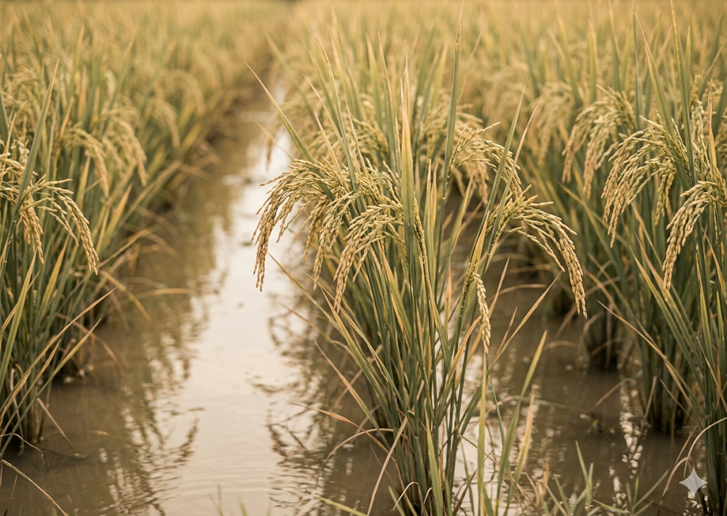 Sona Masoori paddy field