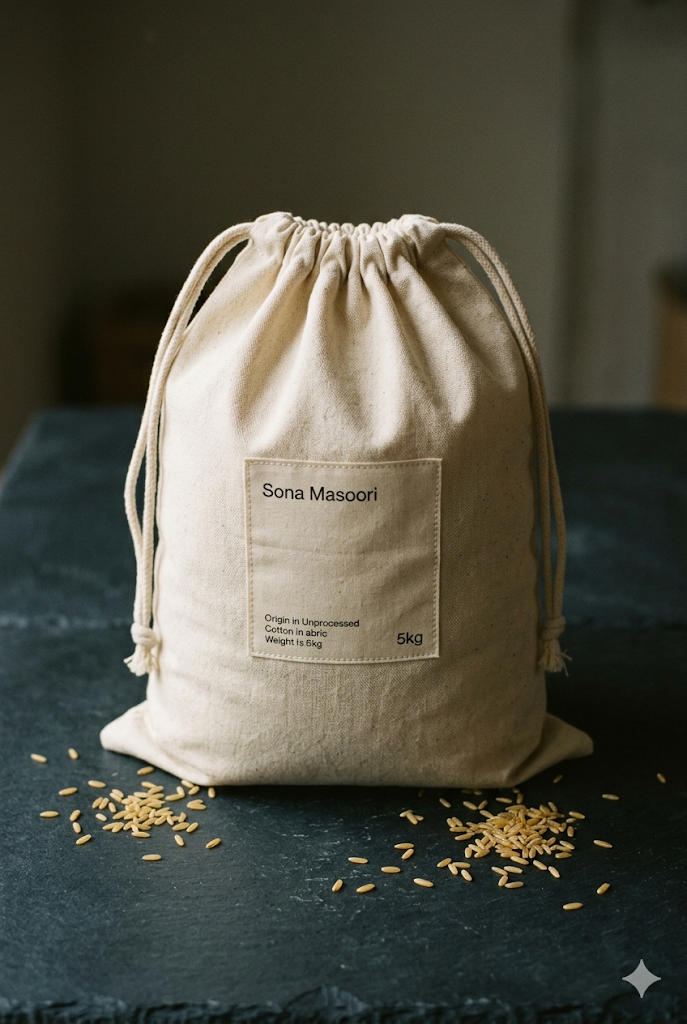 Sona Masoori Select 5 kg cotton bag